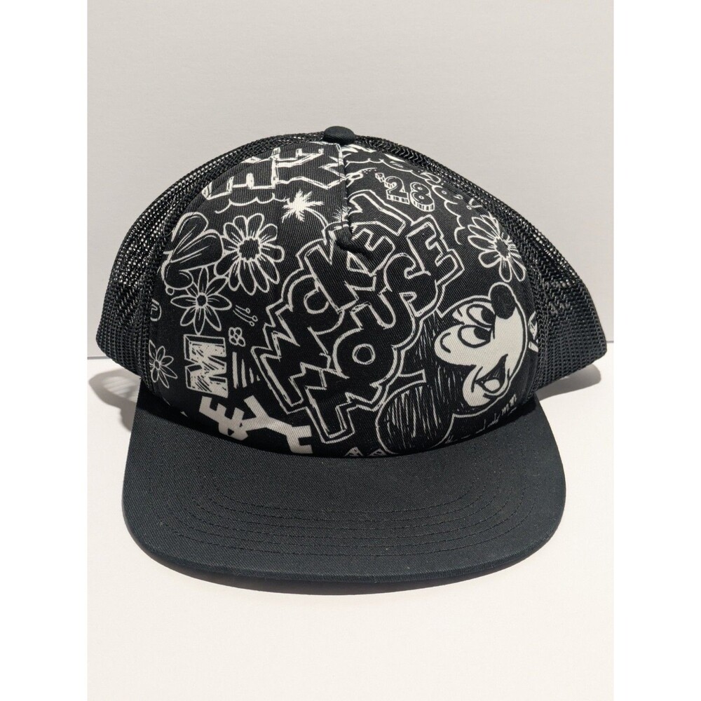 Neff x Disney Mickey Mouse Trucker‎ Hat Black White Snapback Cap